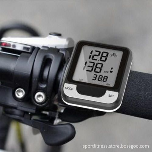 Waterproof Wireless Cycling Speedometer with Digit Display and Image Display
